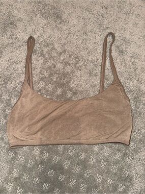 IAMNOTBASIC Neutral Bralette Crop Top - Strappy Minimal Design
